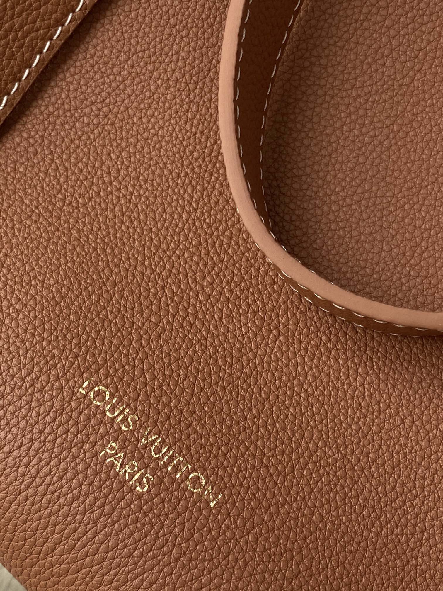 Lancaster Paris Foulonne Double Large Leather Tote Bag - Camel