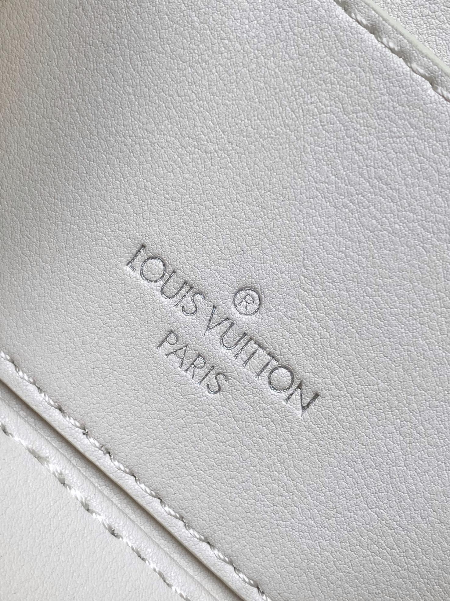 Louis Vuitton Vanity Case PM Monogram Empreinte Leather Cream