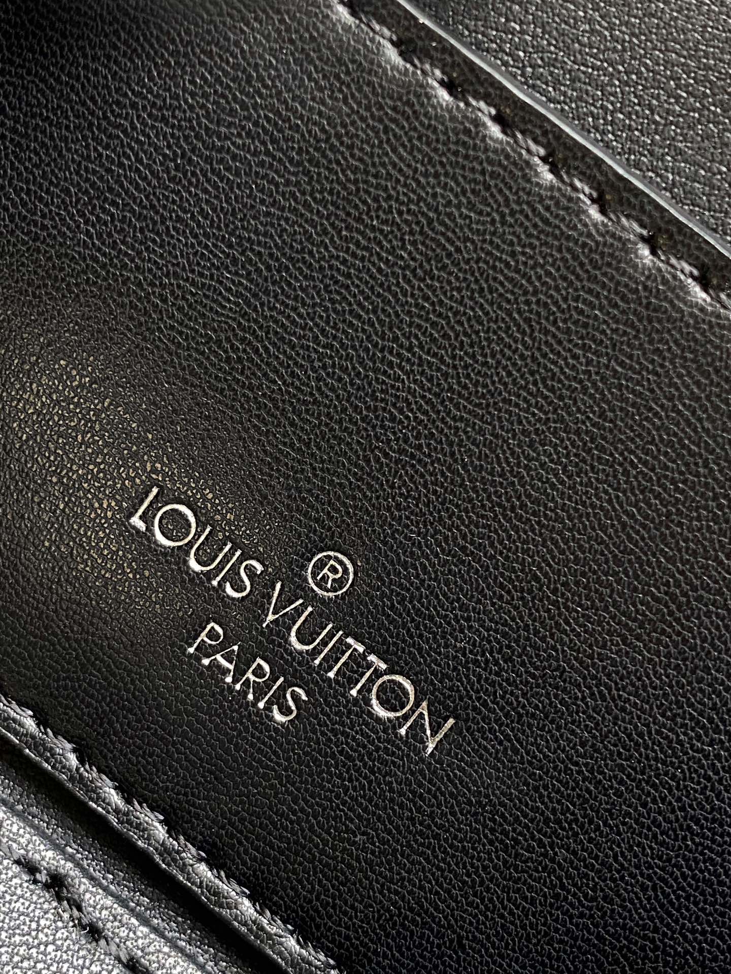 Louis Vuitton Vanity PM Monogram Empreinte Black Leather Handbag
