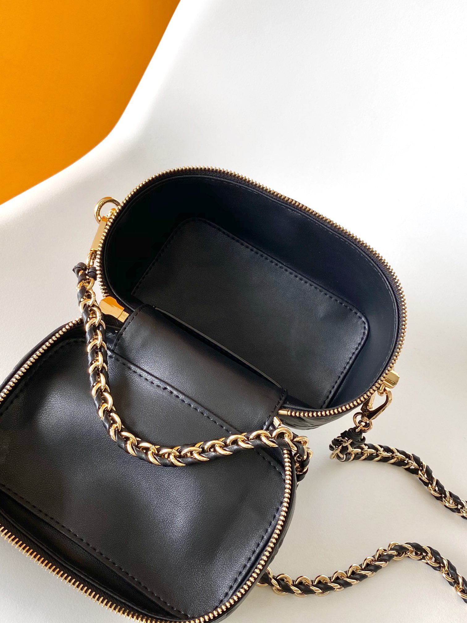 Louis Vuitton Vanity PM Monogram Empreinte Black Leather Handbag