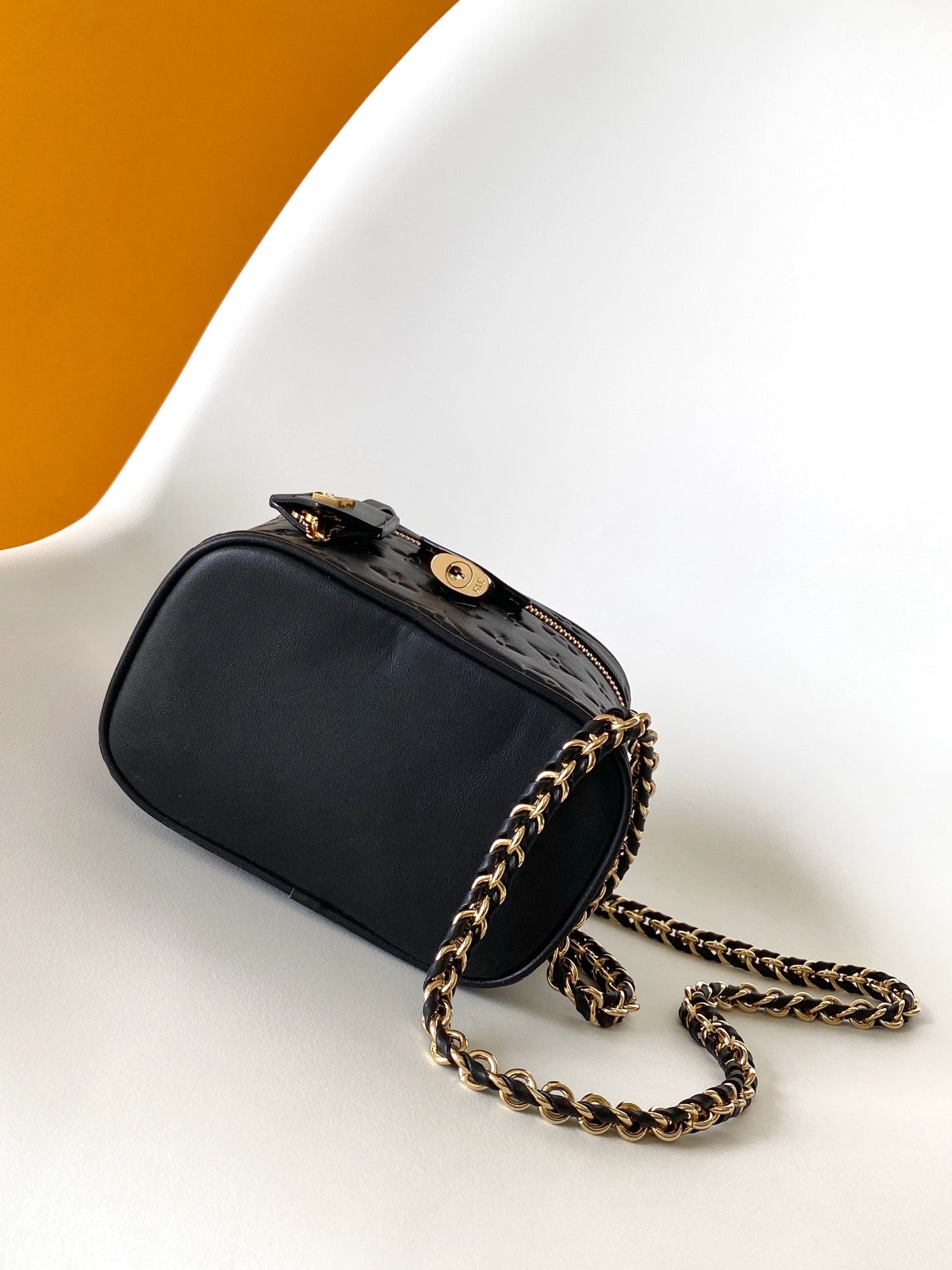 Louis Vuitton Vanity PM Monogram Empreinte Black Leather Handbag
