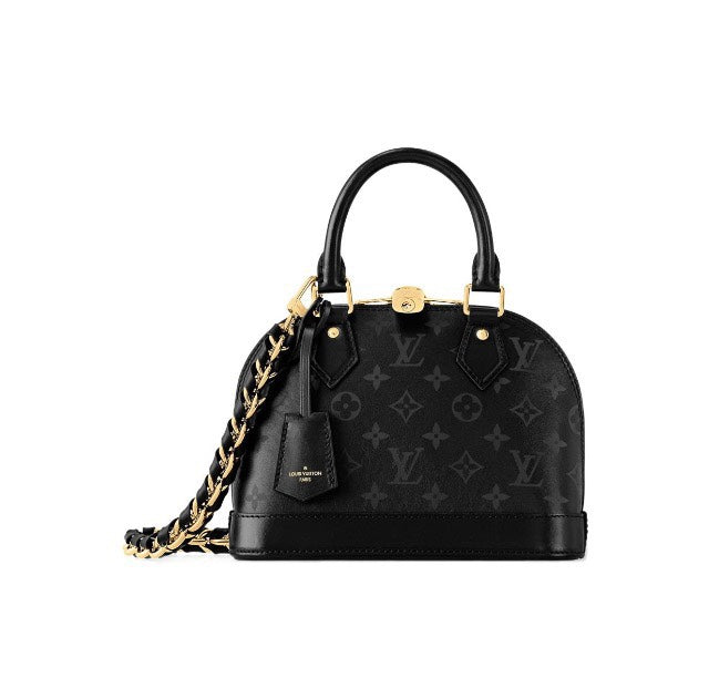 Louis Vuitton Neo Alma BB Monogram Empreinte Leather Handbag - Black