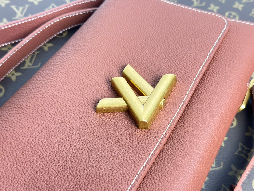 Louis Vuitton Twist One Handle Epi Leather Bag in Rose Poudre