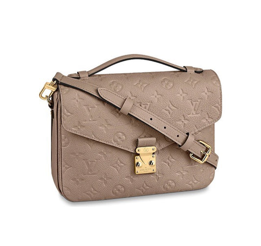Louis Vuitton Monogram Empreinte Pochette Métis - Tourterelle