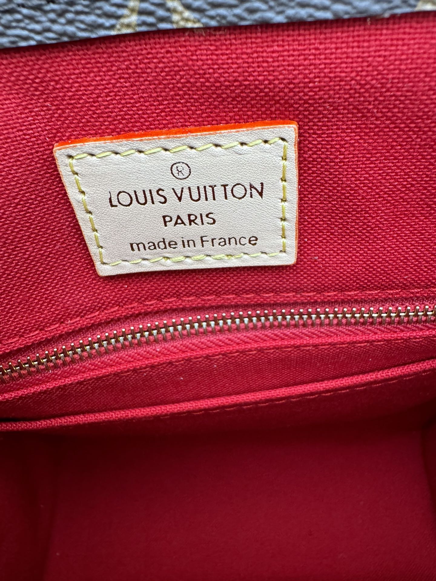 Louis Vuitton Monogram Canvas Petit Sac Plat Tote Bag