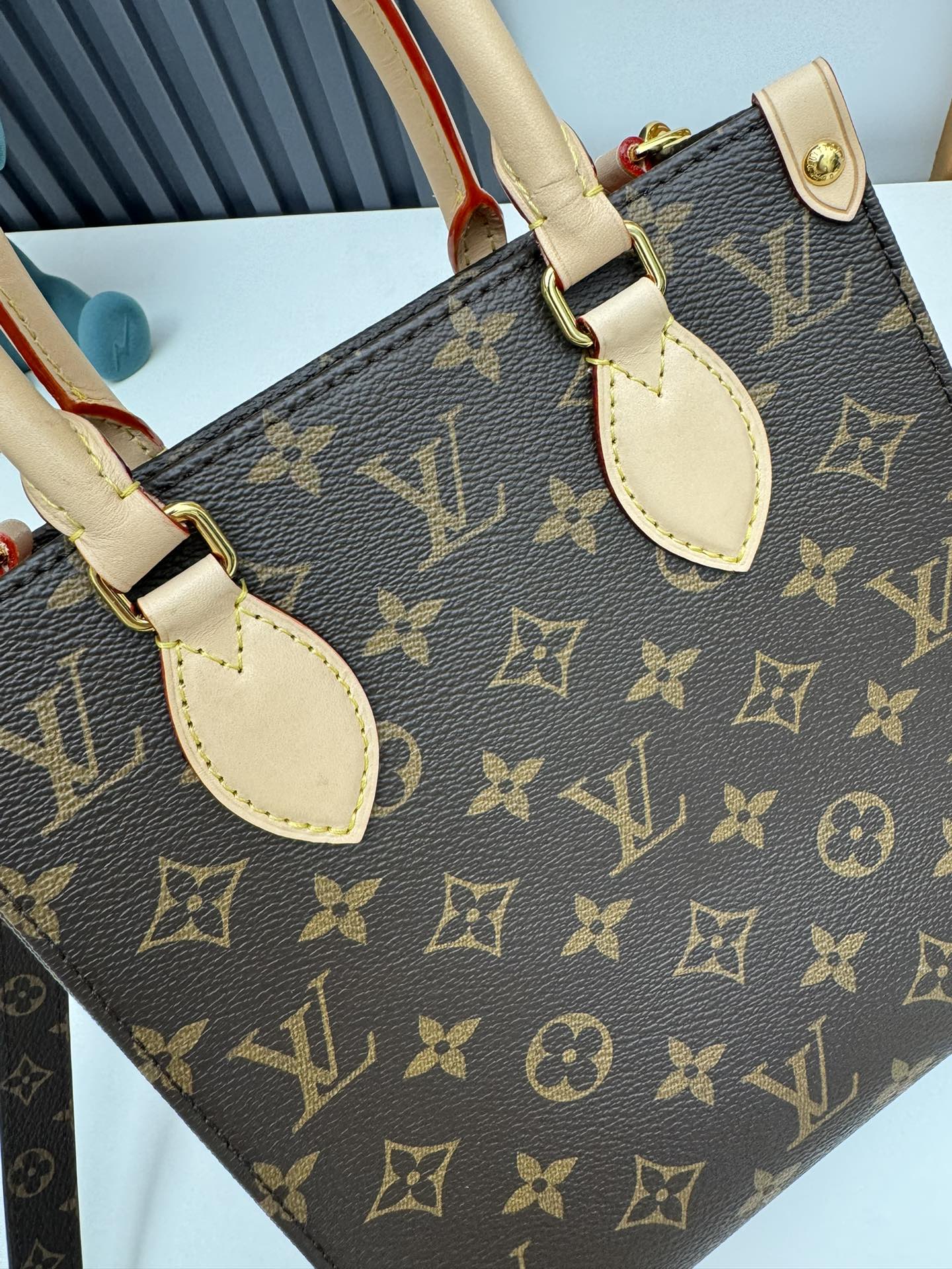 Louis Vuitton Monogram Canvas Petit Sac Plat Tote Bag