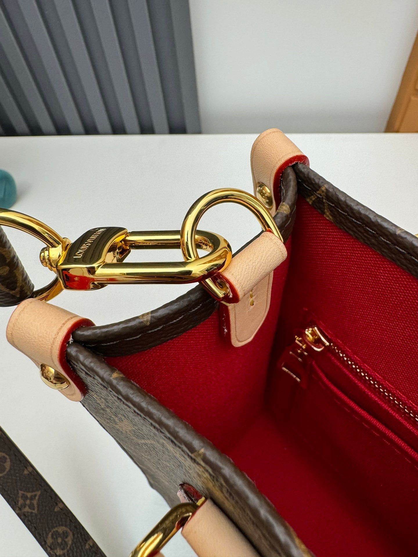 Louis Vuitton Monogram Canvas Petit Sac Plat Tote Bag
