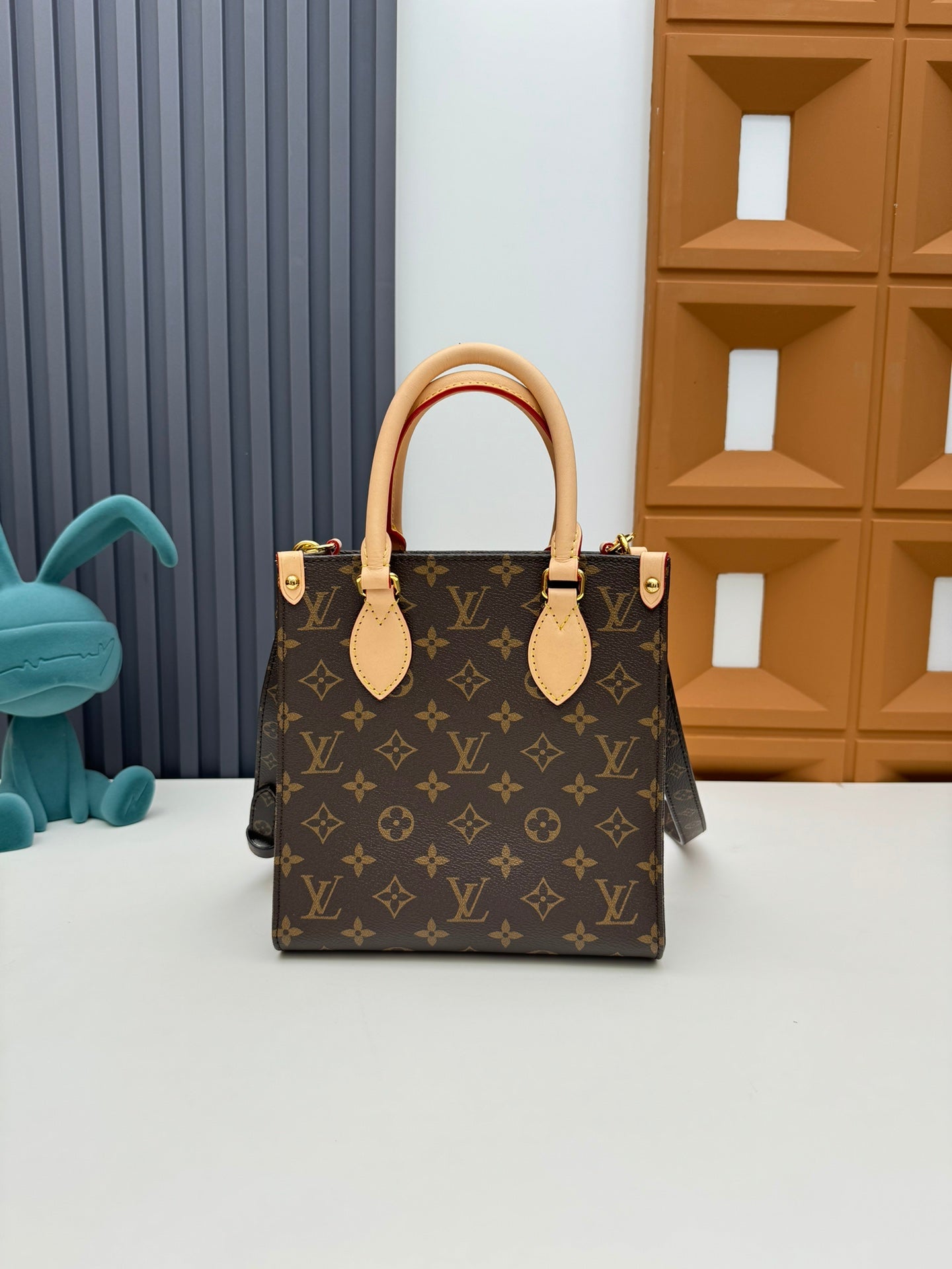 Louis Vuitton Monogram Canvas Petit Sac Plat Tote Bag