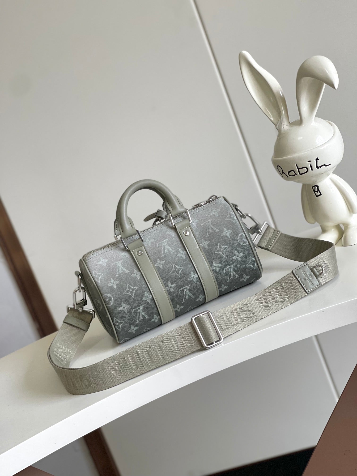 Louis Vuitton Keepall XS Monogram Eclipse Gradient Green Handbag