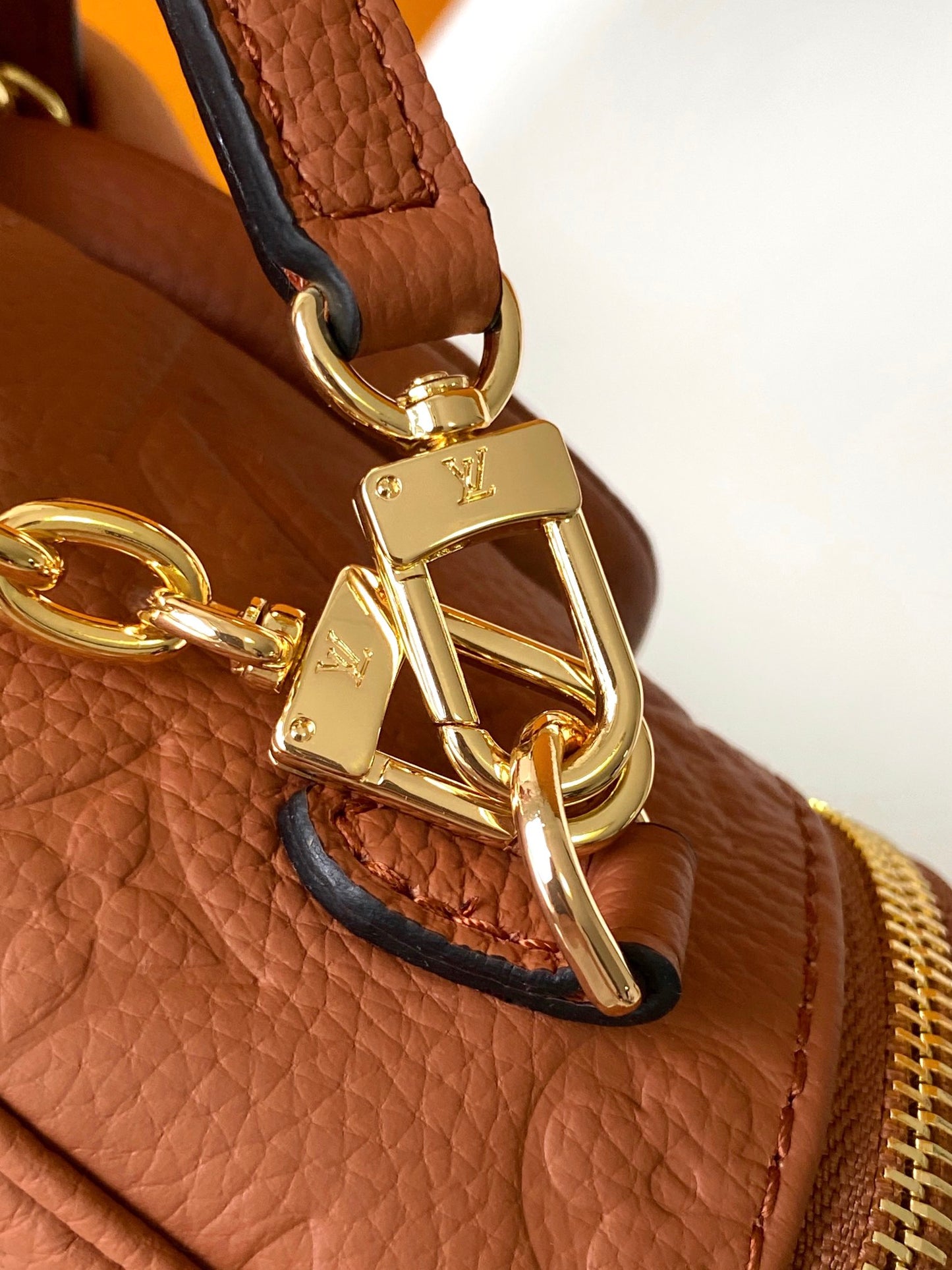 Louis Vuitton Mini Bumbag Monogram Empreinte Leather Cognac