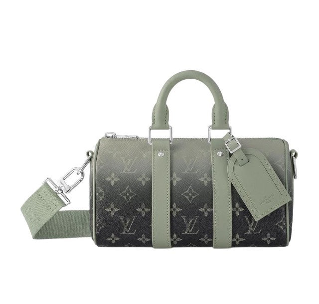 Louis Vuitton Keepall XS Monogram Eclipse Gradient Green Handbag
