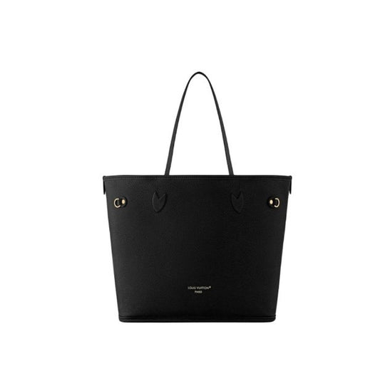Saint Laurent Leather Shopper Tote Bag - Black
