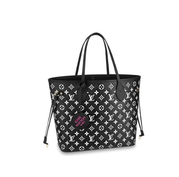 Louis Vuitton Neverfull MM Moonlight Monogram Black Tote Bag
