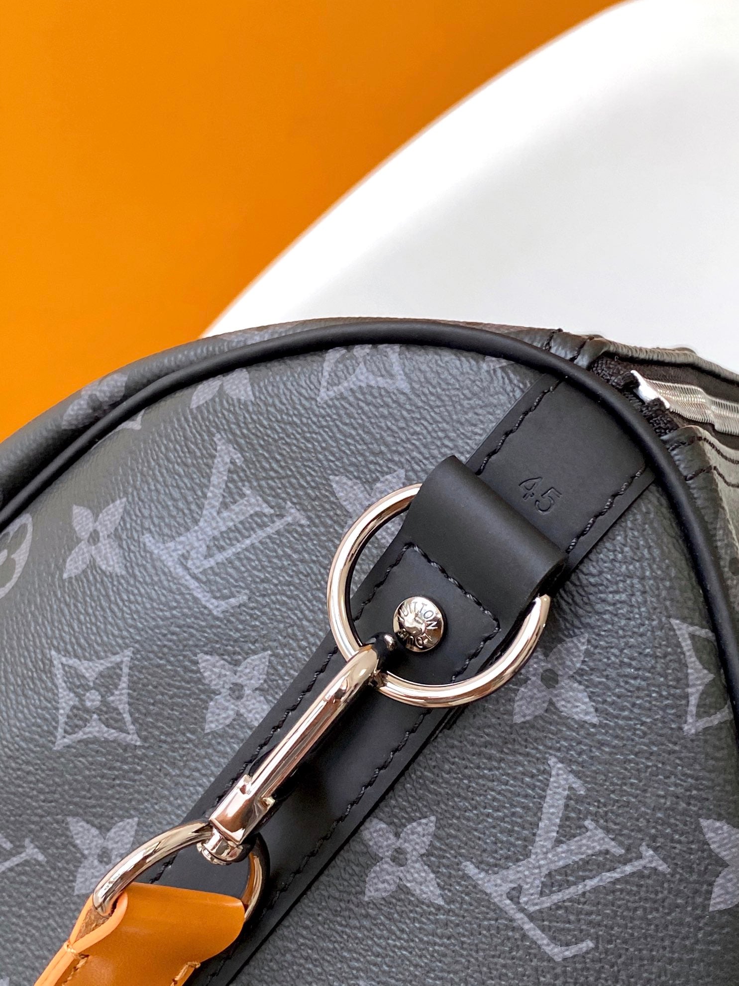 Louis Vuitton Keepall Bandoulière 50 Monogram Eclipse Travel Bag