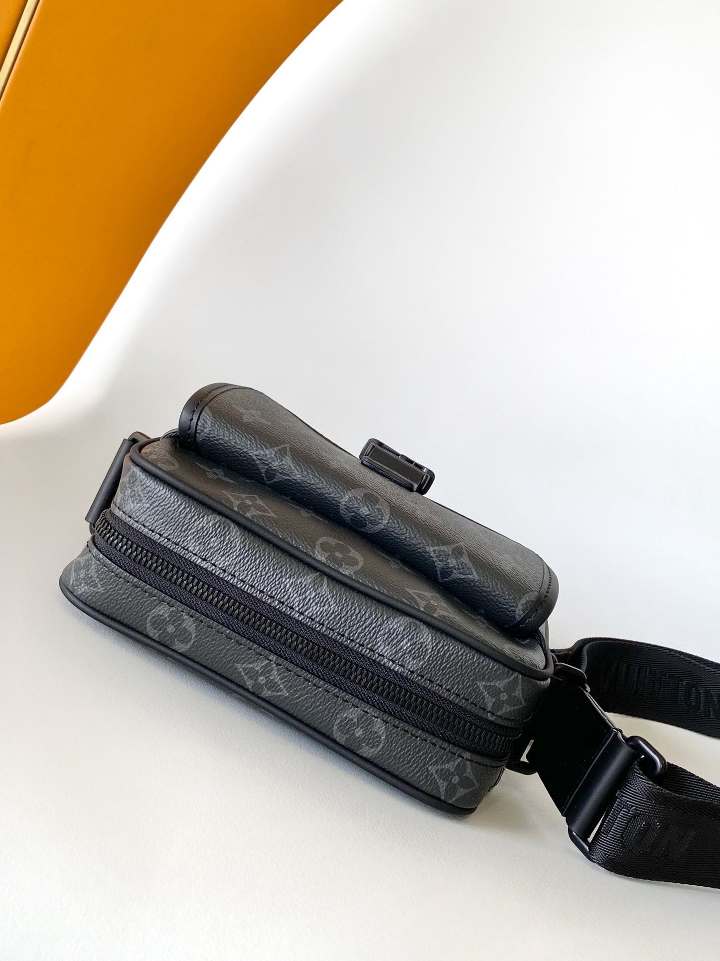Louis Vuitton Men's Monogram Eclipse Outdoor Messenger Bag - Black