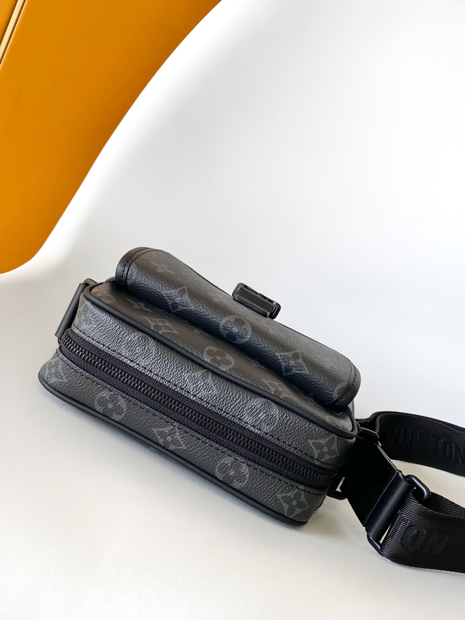 Louis Vuitton Men's Monogram Eclipse Outdoor Messenger Bag - Black