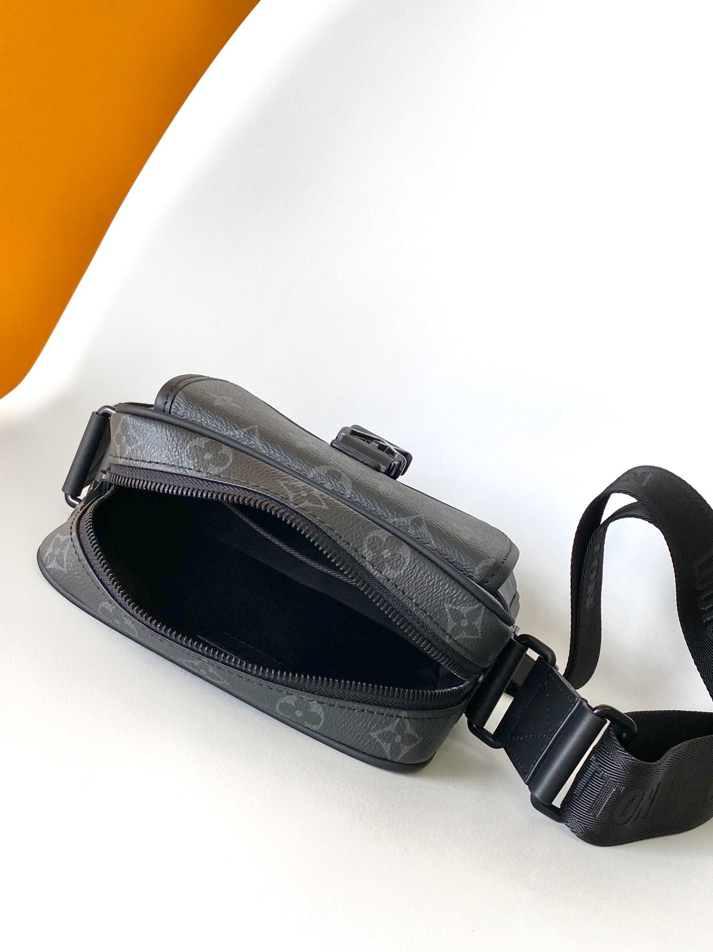 Louis Vuitton Men's Monogram Eclipse Outdoor Messenger Bag - Black