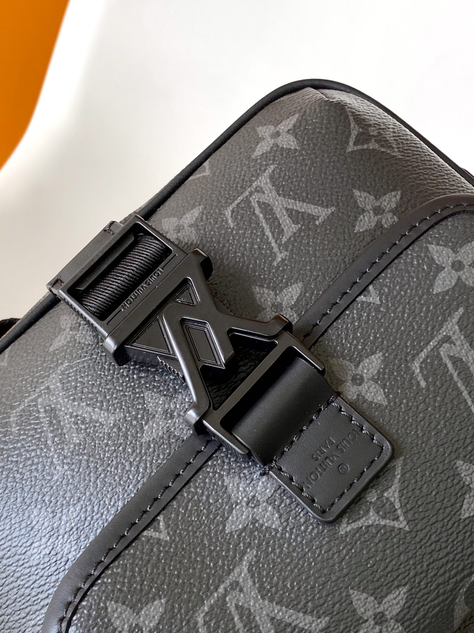Louis Vuitton Men's Monogram Eclipse Outdoor Messenger Bag - Black