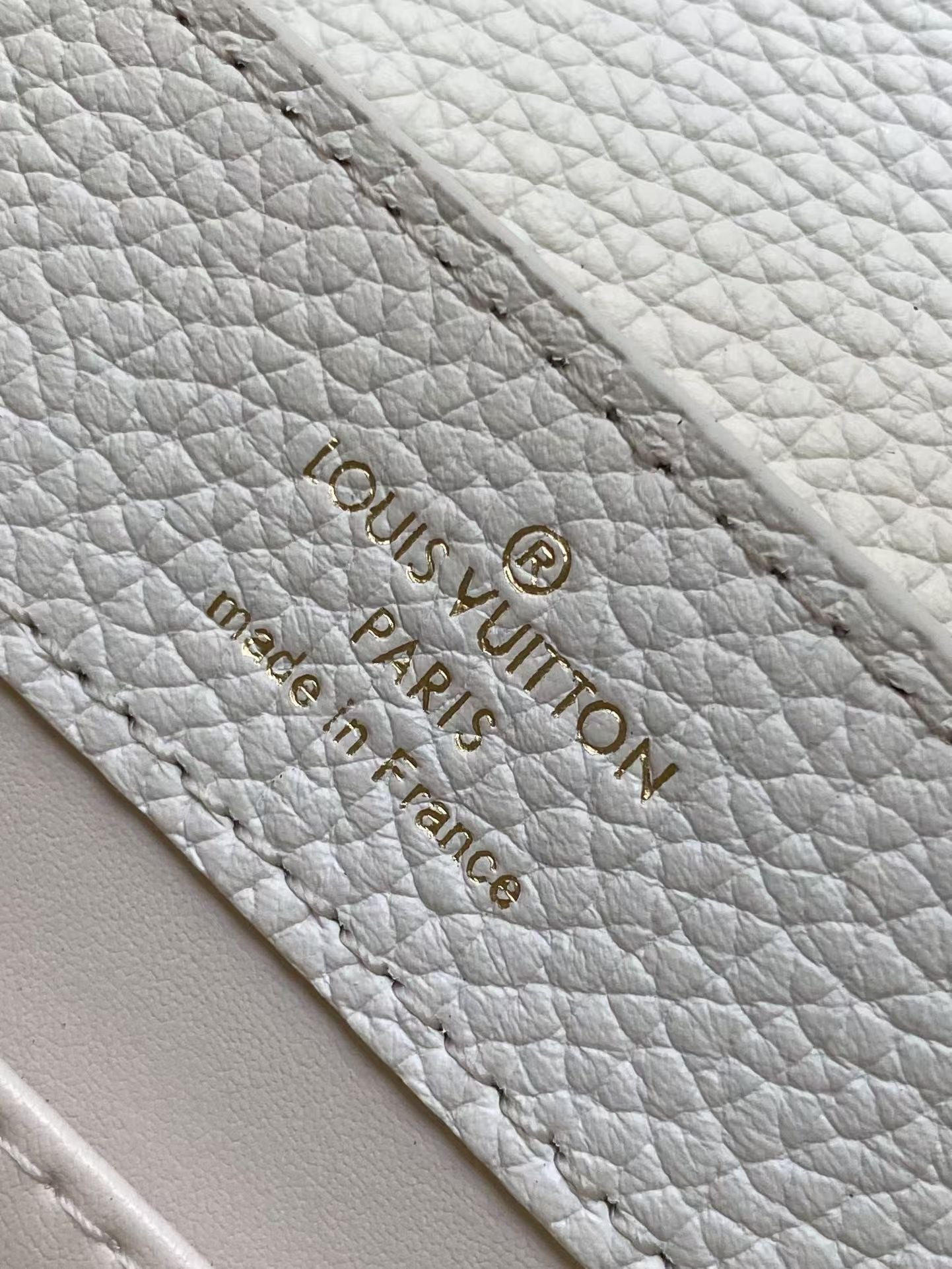Louis Vuitton Capucines Mini White Leather Bag with Jeweled Handle