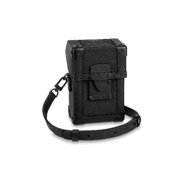 Louis Vuitton Vertical Trunk Wearable Wallet - Black Monogram Taurillon Leather