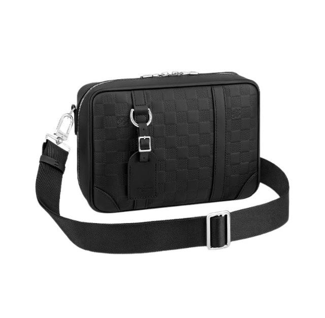 Louis Vuitton Alpha Messenger Bag - Black Damier Infini Leather