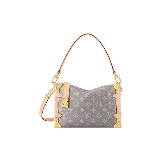 Louis Vuitton Side Trunk PM Monogram Denim Handbag - Blue/Grey