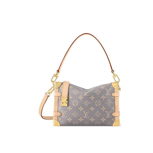 Louis Vuitton Side Trunk PM Monogram Denim Handbag - Blue/Grey