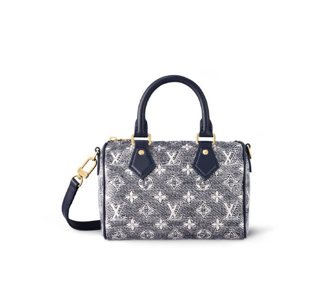 Louis Vuitton Speedy Bandoulière 20 Monogram Jacquard Since 1854 - Blue