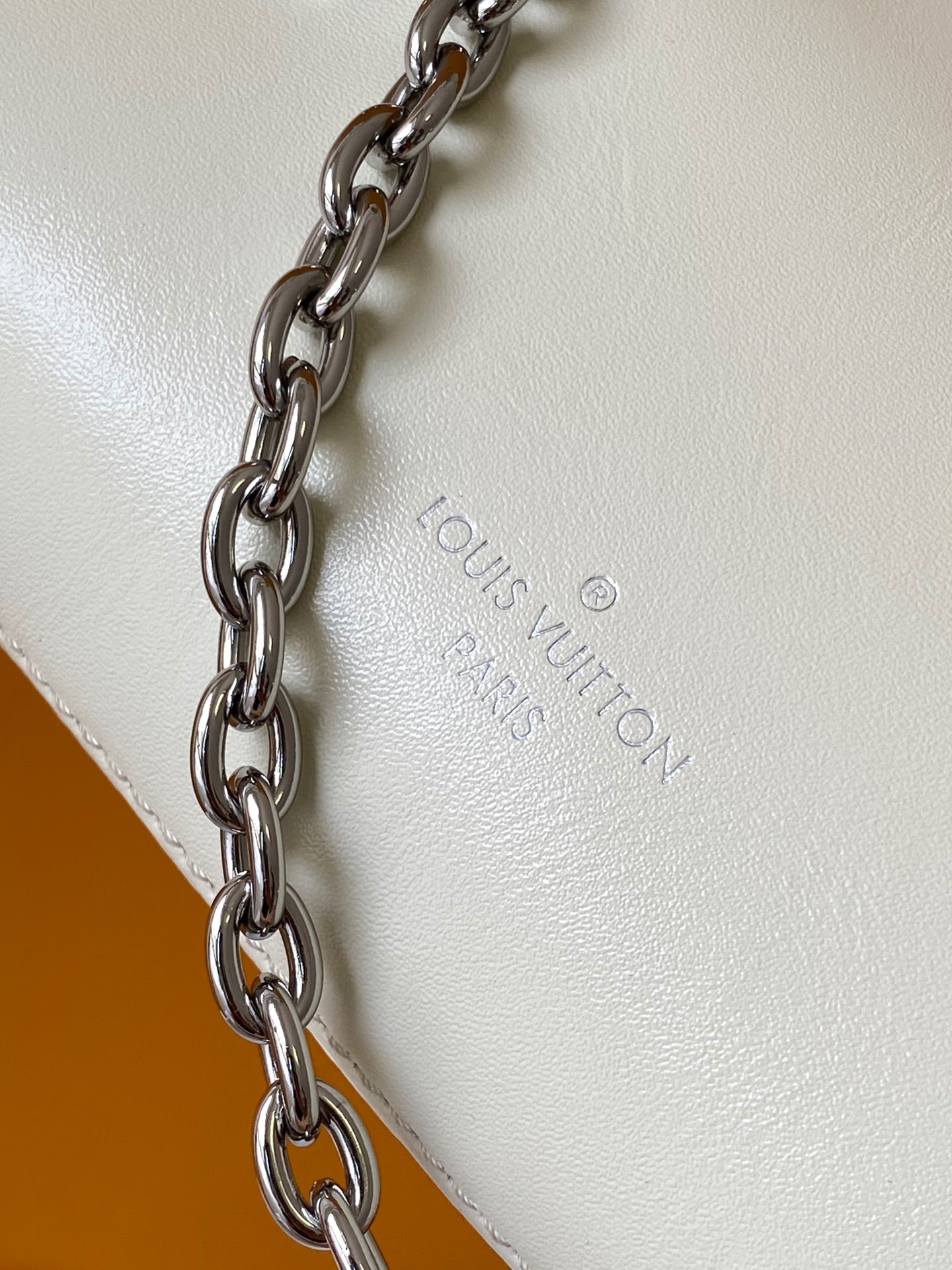 Louis Vuitton Side Trunk PM Calf Leather Handbag - Sand Beige