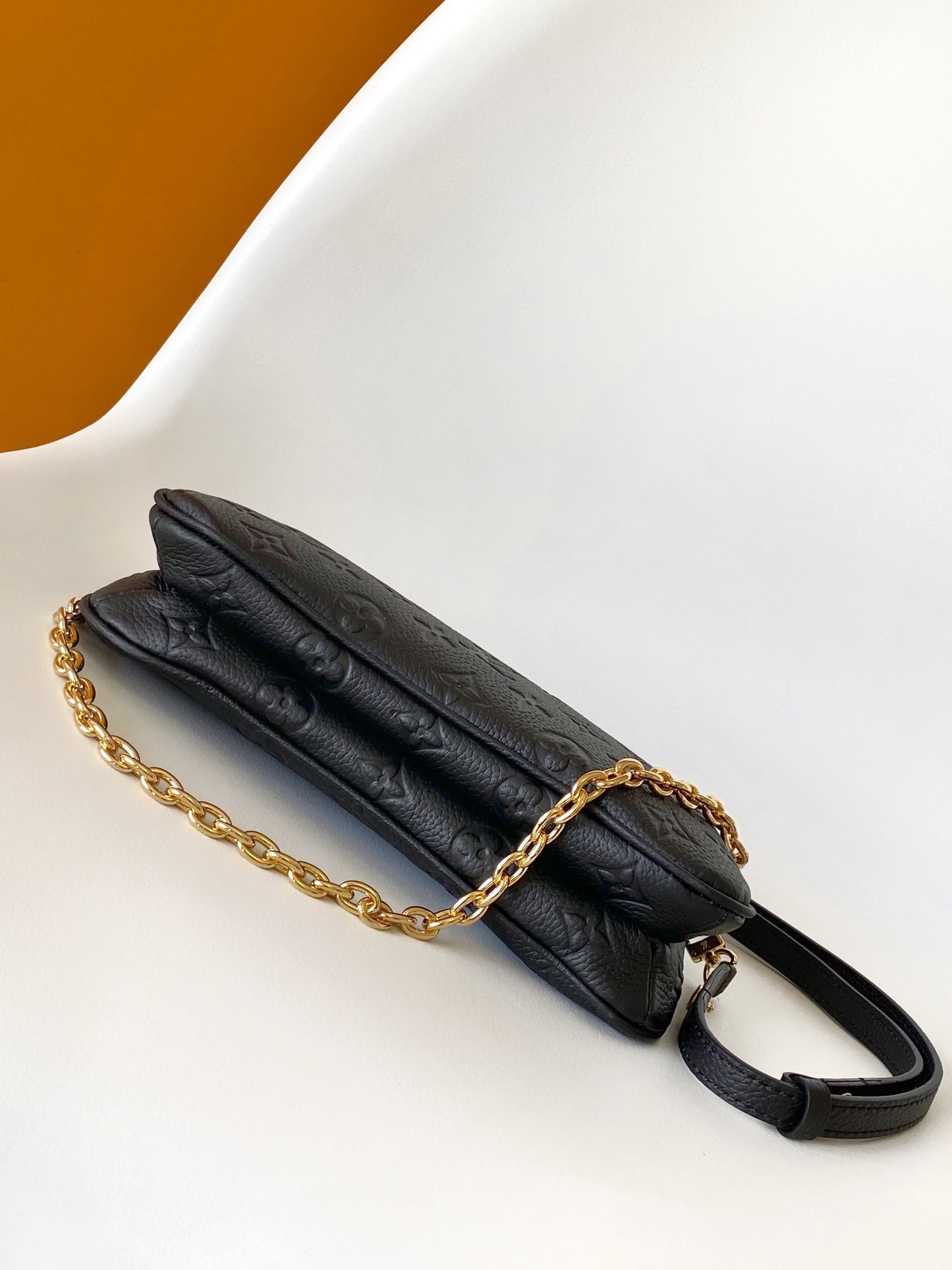 Louis Vuitton Favorite Monogram Empreinte Leather Handbag - Black Noir