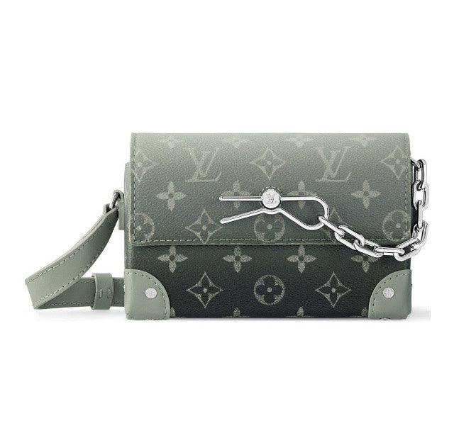 Louis Vuitton Monogram Gradient Steamer Wearable Wallet - Grey/Black