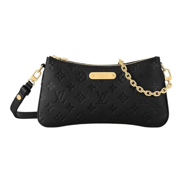 Louis Vuitton Favorite Monogram Empreinte Leather Handbag - Black Noir