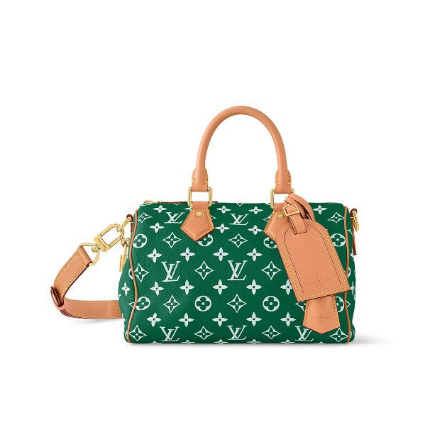 Louis Vuitton Speedy Bandoulière 25 - Pharrell Williams Green Monogram
