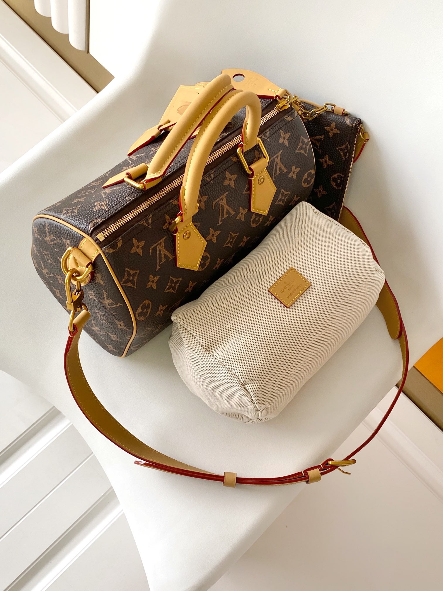Louis Vuitton Speedy Bandoulière 20 Monogram Canvas Handbag