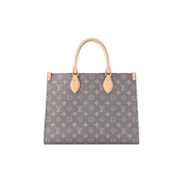 Louis Vuitton Onthego MM Monogram Empreinte Leather Tote Bag