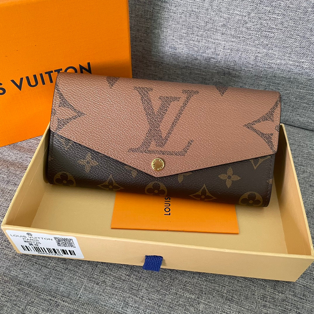 Louis Vuitton Sarah Wallet Giant Monogram Reverse Canvas