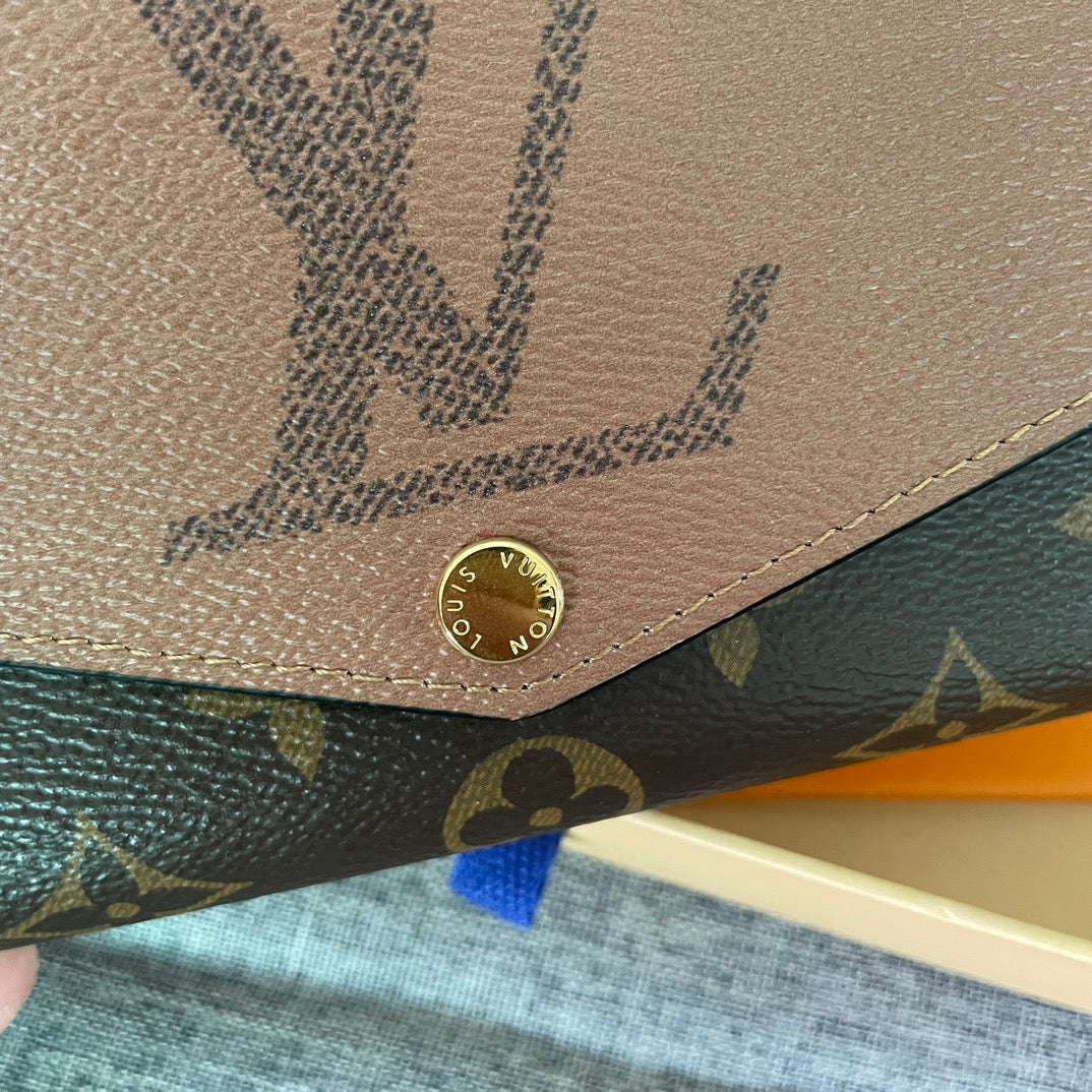Louis Vuitton Sarah Wallet Giant Monogram Reverse Canvas