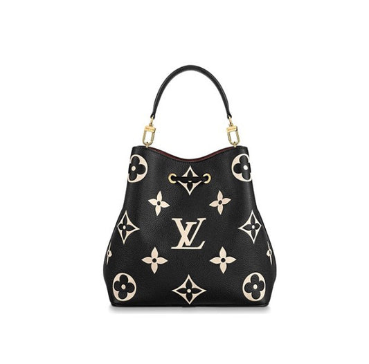 Louis Vuitton NéoNoé MM Monogram Empreinte Leather Handbag - Noir/Beige
