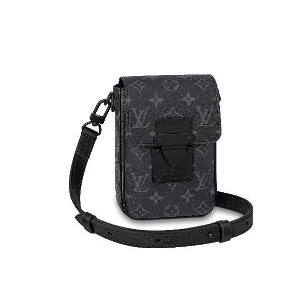 Louis Vuitton S-Lock Vertical Wearable Wallet Monogram Eclipse Canvas