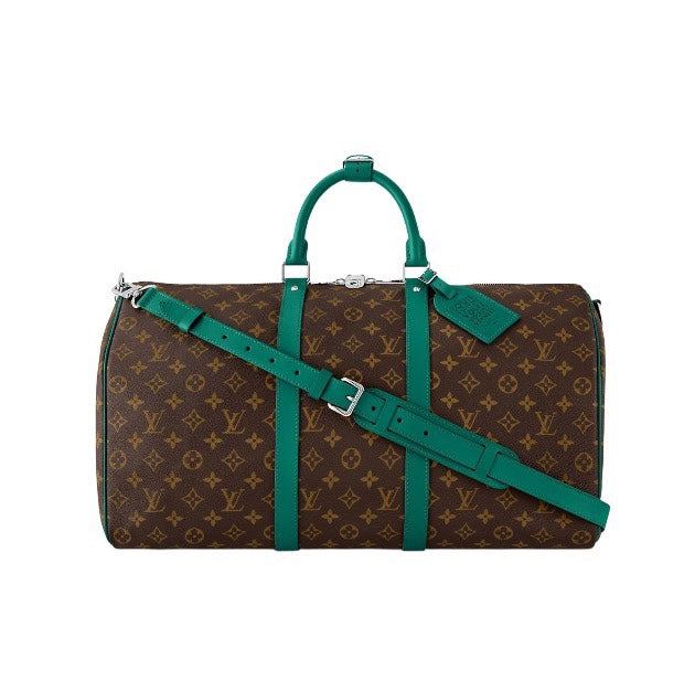Louis Vuitton Keepall Bandoulière 50 Monogram Canvas - Brown/Green