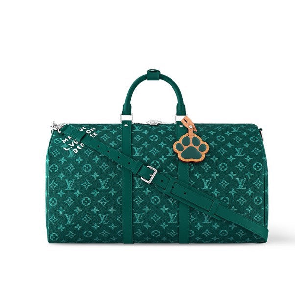 Louis Vuitton Keepall Bandoulière 50 Green Monogram - Pharrell Williams Collection