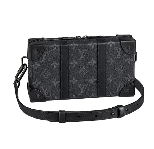 Louis Vuitton Soft Trunk Monogram Eclipse Crossbody Bag - Black