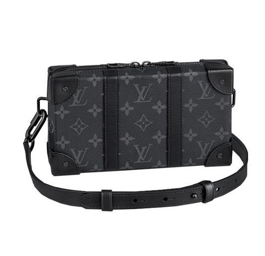 Louis Vuitton Soft Trunk Monogram Eclipse Crossbody Bag - Black