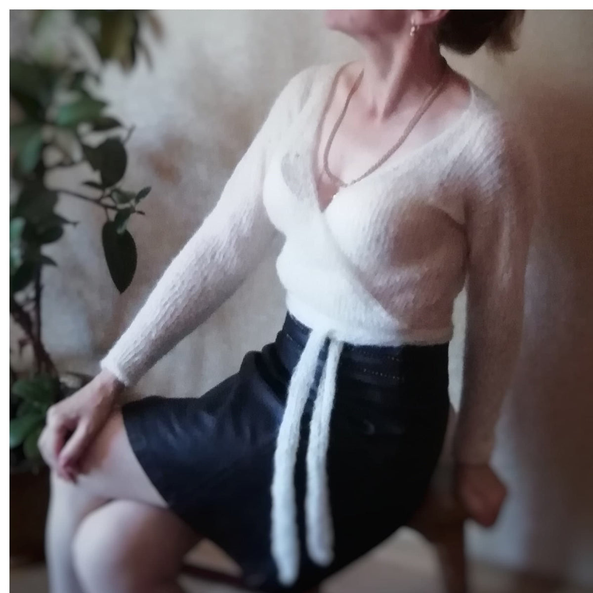 Wedding Bolero Mohair Ivory Bridal Sweater Knitted Poncho Light Bridesmaid Elegant Crop Jacket Mesh Lace Ballet Wrap Cardigan Distressed Top