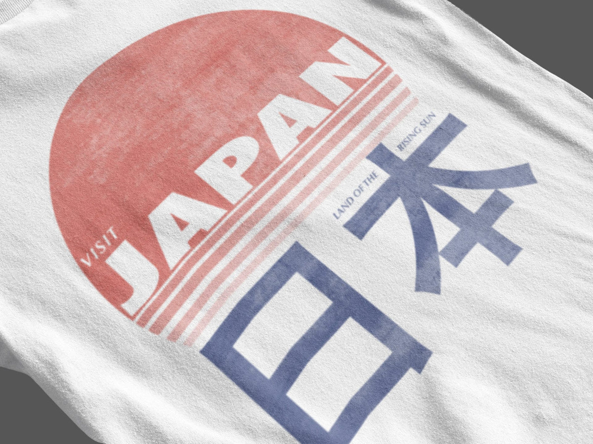 Visit Japan T-Shirt, Vintage Japanese Streetwear Tee
