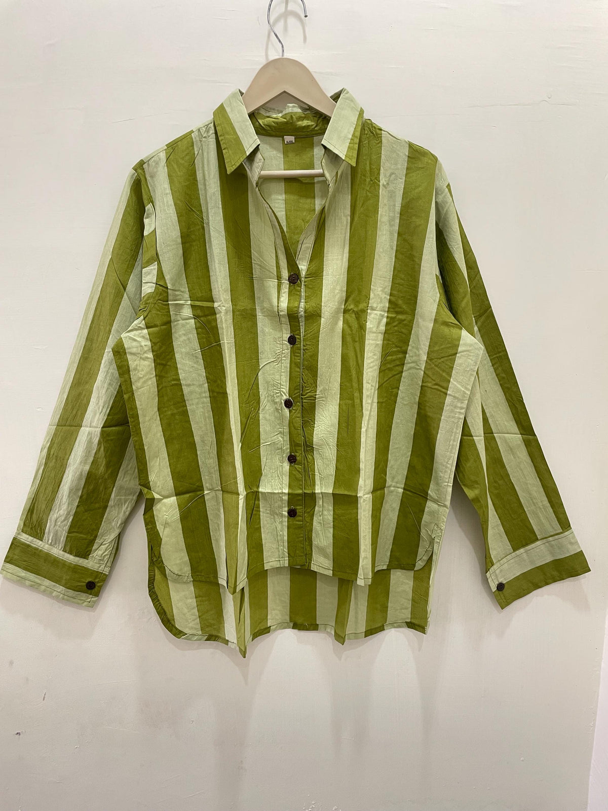 Cotton women shirt Bridesmaid shirts Summer Stripe blouse gift for her