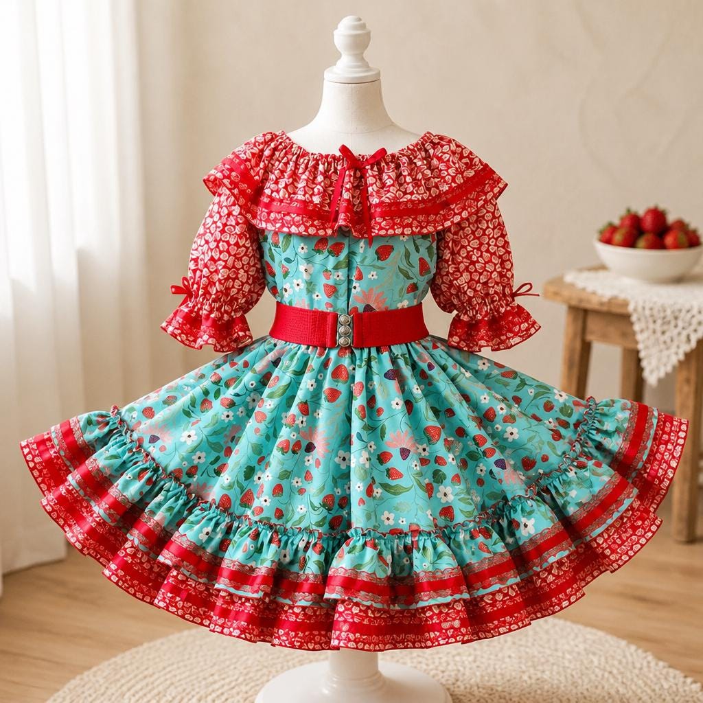 New, Women's Square Dance MEDIUM Outfit