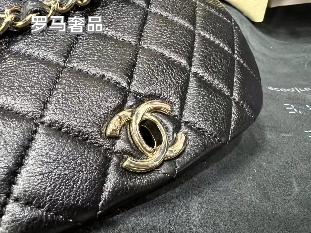Chanel Urban Spirit Quilted Lambskin Backpack - Black with Silver-Tone Hardware