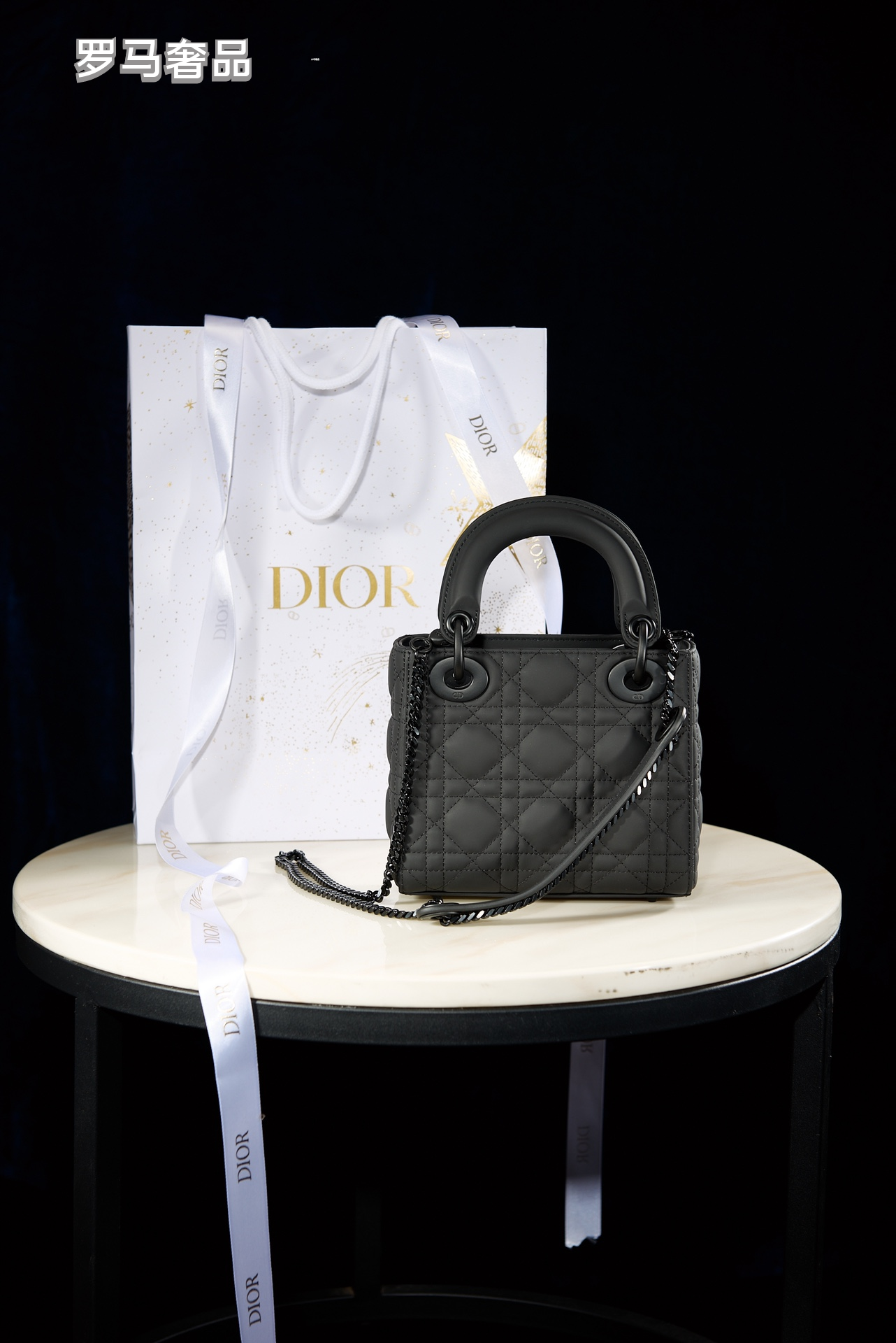 Christian Dior Lady Dior Ultra Matte Bag - Black Cannage Calfskin