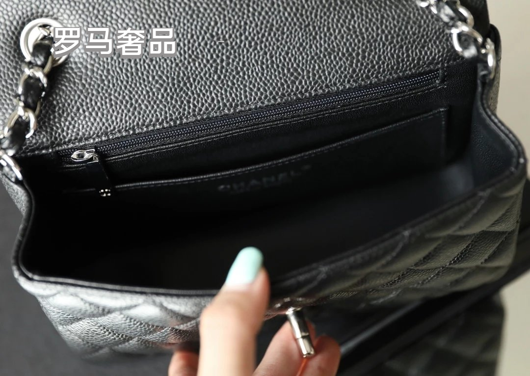 Luxury Black Quilted Leather Small Flap Bag with Gold-Tone Hardware